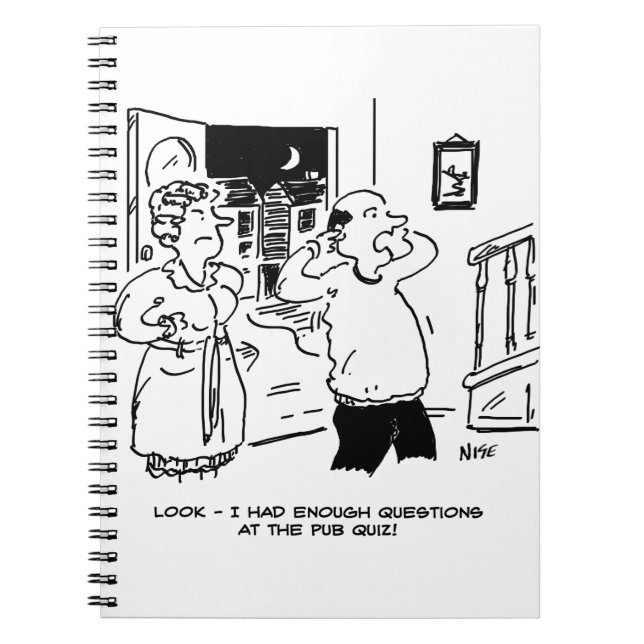 Husband Will nicht zu fragen Notizblock (Vorderseite)