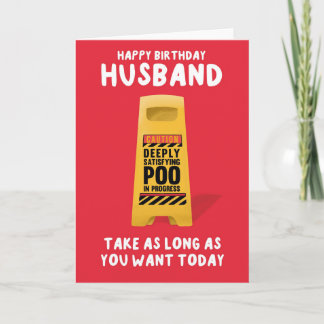 Husband's Birthday Card  Karte