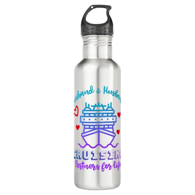 Husbands Cruise Partners SS Insulated Bottle Edelstahlflasche (Vorderseite)