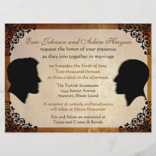 Husbands III Custom Gay Wedding Einladungen