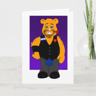 Husbear: Homosexuelle Gruß-Karte (LIEBE) Karte