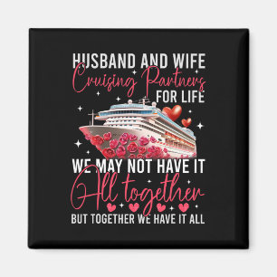 Husbynd Ehefrau Cruising Anniversary Trip 2025 Hon Magnet