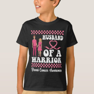 Husbynd einer Ehefrau des Brustkrebs eines Krieger T-Shirt