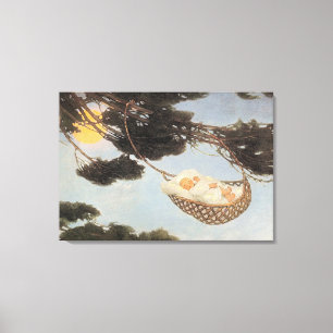 Hush-a-Bye, Baby Kinderzimmer Rhyme Leinwanddruck