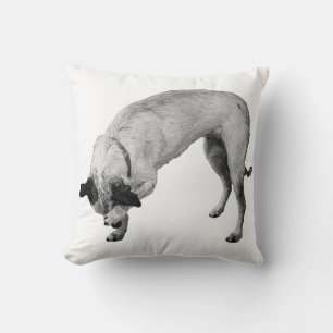 Hush-and-Grin Terrier Kissen
