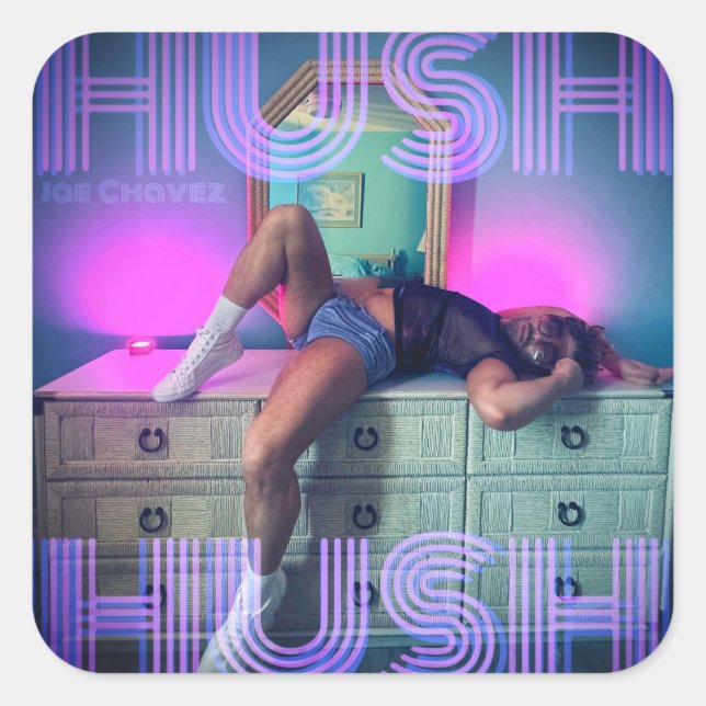 HUSH HUSH Cover Art Sticker (Vorderseite)