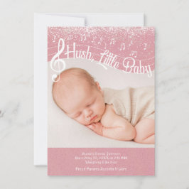 Hush, Little Baby Flat Announcement Card Ankündigung
