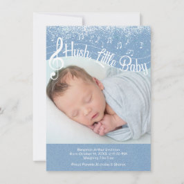 Hush, Little Baby Flat Announcement Card Ankündigung