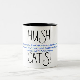 HUSHCATS! Ver. 3 Zweifarbige Tasse
