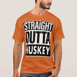 Huskey Name direkt über Huskey T-Shirt