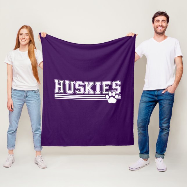 Huskie Fleece Blanket (Beispiel)