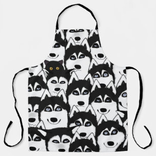 Huskies Bereits Print-Schürze Schürze
