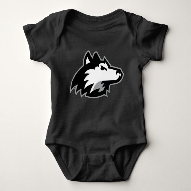 Huskies der Nord-Illinois Baby Strampler (Vorderseite)