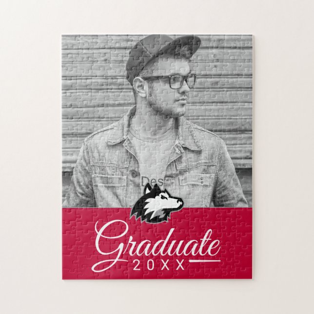 Huskies im Norden Illinois Puzzle (Vertikal)