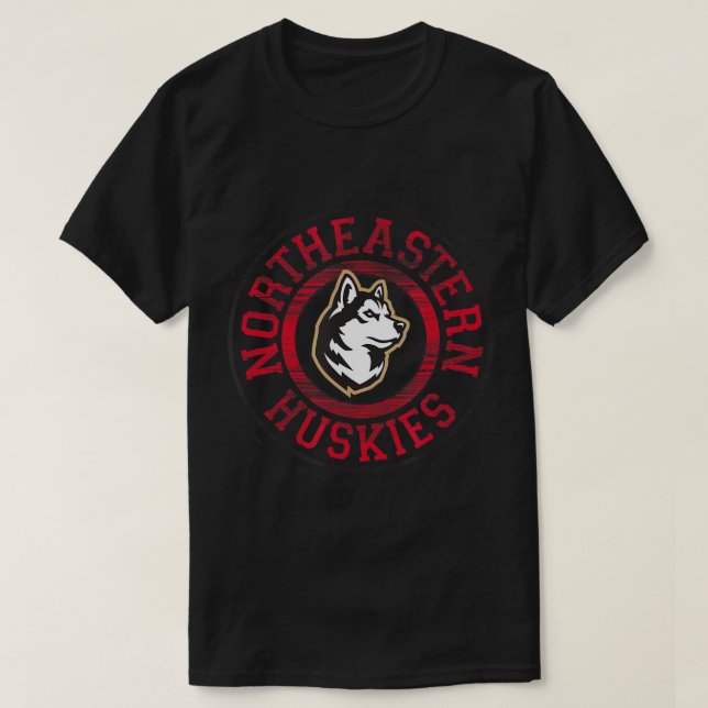 Huskies im Nordosten zeigen White Offic T-Shirt (Design vorne)