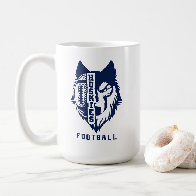 Huskies Kaffeetasse (Mit Donut)