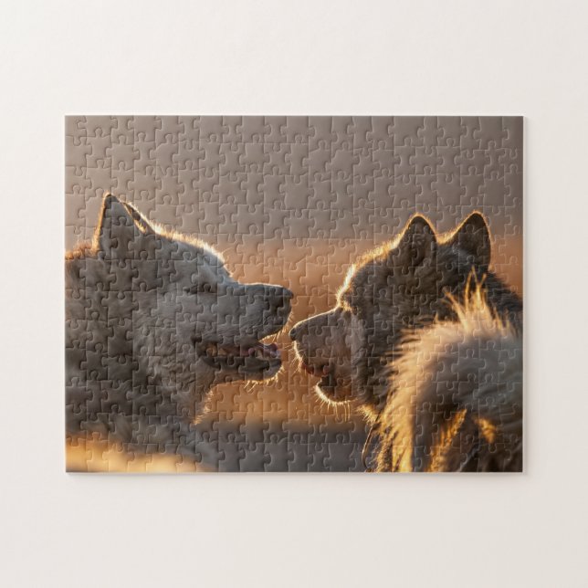 Huskies Puzzle (Horizontal)