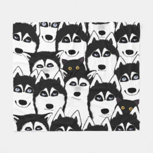 Huskieses Fleece Blanket