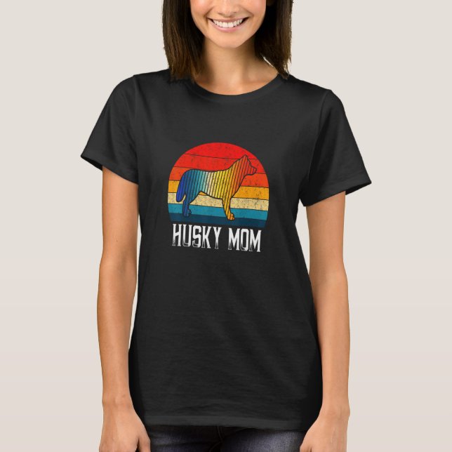 Husky 70er Colorful T-Shirt (Vorderseite)