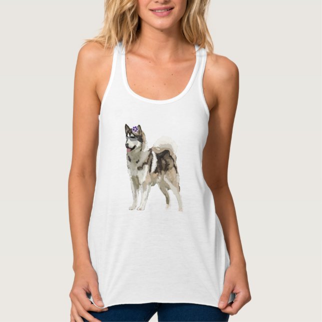 Husky Art Tank Top (Vorderseite)