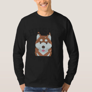 Husky auf Beobachtung wichtig T-Shirt
