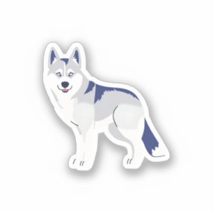 Husky Aufkleber