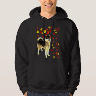 Husky Autumn Leaf for Dog Hoodie