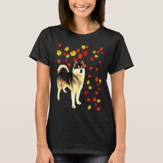 Husky Autumn Leaf for Dog T-Shirt