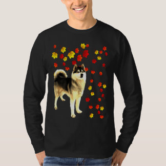 Husky Autumn Leaf for Dog T-Shirt