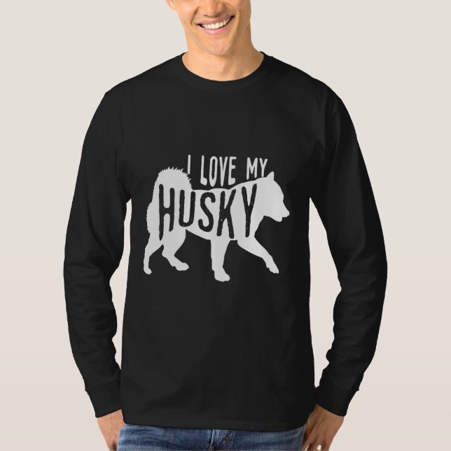Husky Baby T-Shirt (Vorderseite)