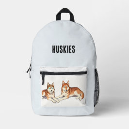 Husky backpack bedruckter rucksack