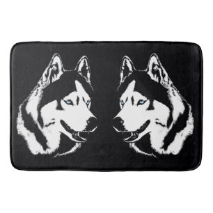 Husky Bathmat Husky Malamute Bath Decke Badematte