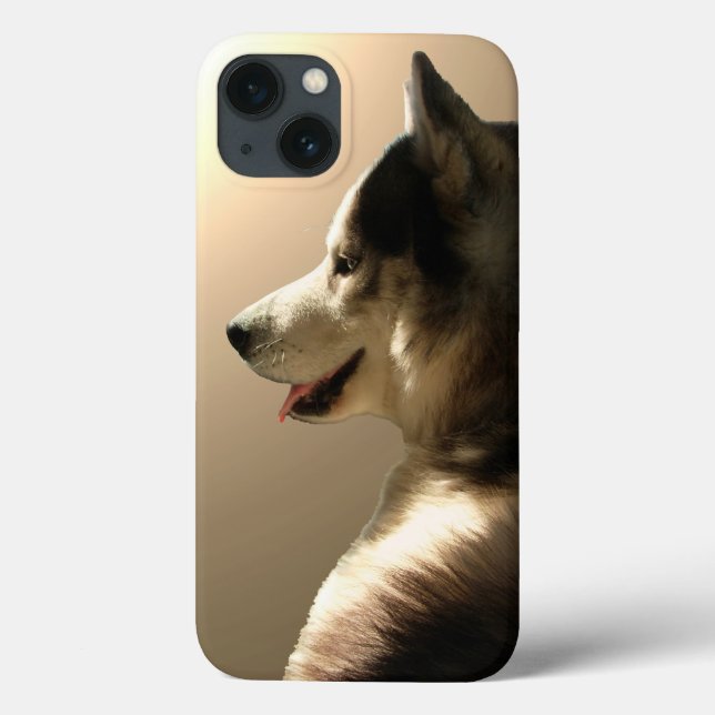 Husky Blackberry Case Sled Dog Lover Geschenke (Rückseite)