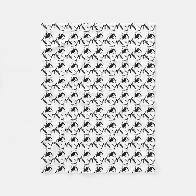 Husky Blanket Cool Sibirien Husky Fleece Blanket (Vorderseite)