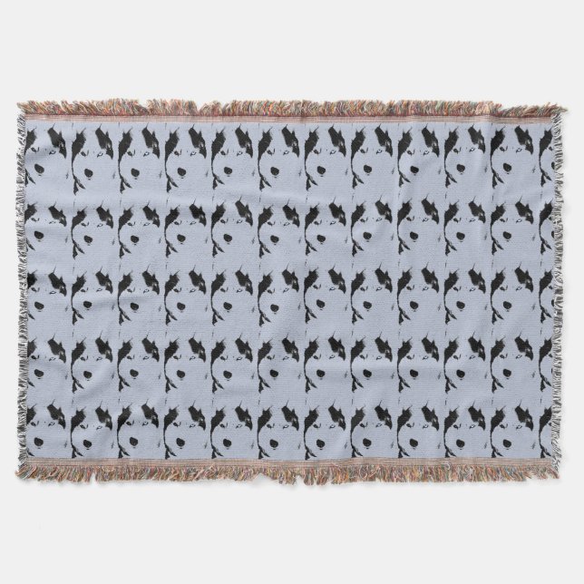 Husky Blanket Siberian Husky Dog Throw Blankets Decke (Vorderseite)