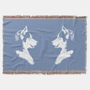 Husky Blanket Siberian Husky Dog Throw Blankets Decke