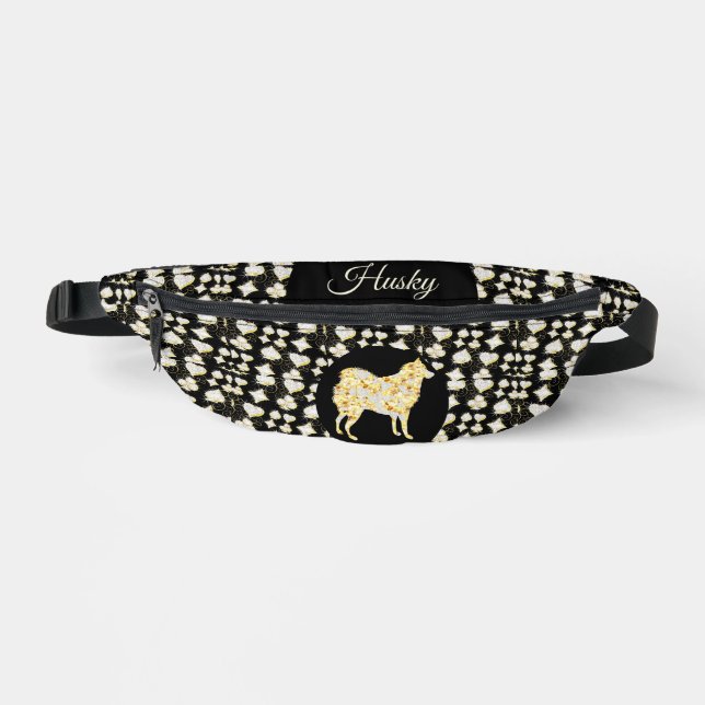 HUSKY BLING BAUCHTASCHE (Vorderseite)