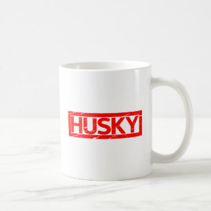 Husky-Briefmarke Kaffeetasse