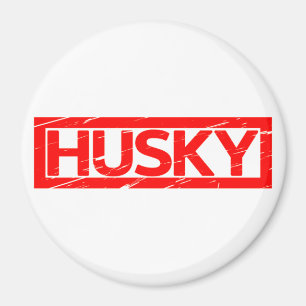 Husky-Briefmarke Magnet