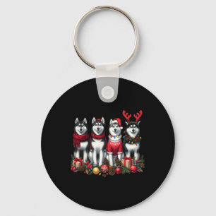 Husky Christmas Schlüsselanhänger