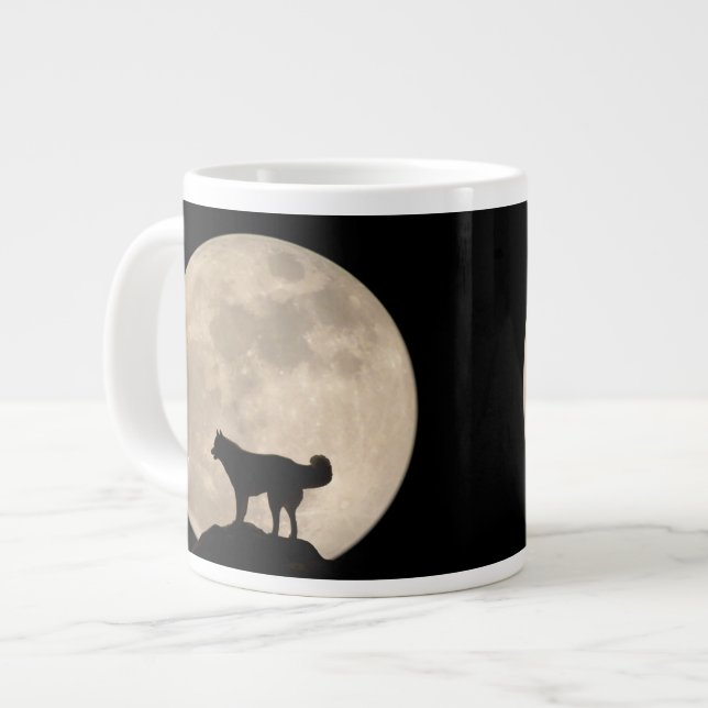 Husky Coffee Tasse Siberischer Husky Jumbo Cup Sch (Vorderseite Links)