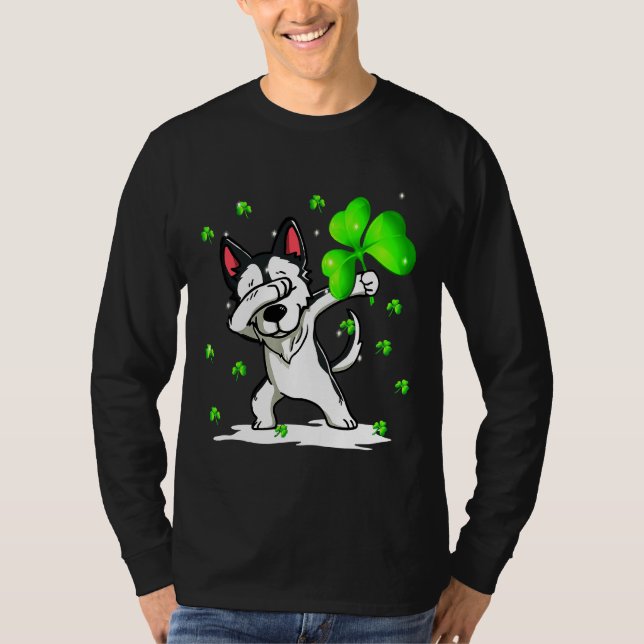 Husky Dabbing T-Shirt (Vorderseite)
