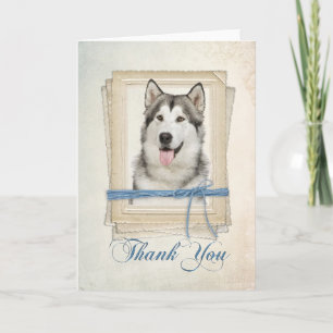 Husky Danke-Card Dankeskarte