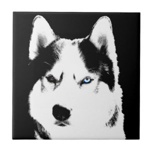 Husky Dog Art Keramik Tile Malamute Wolf Dog Gesch Fliese