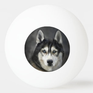 Husky Dog Big Dog Animal Pet Tischtennisball