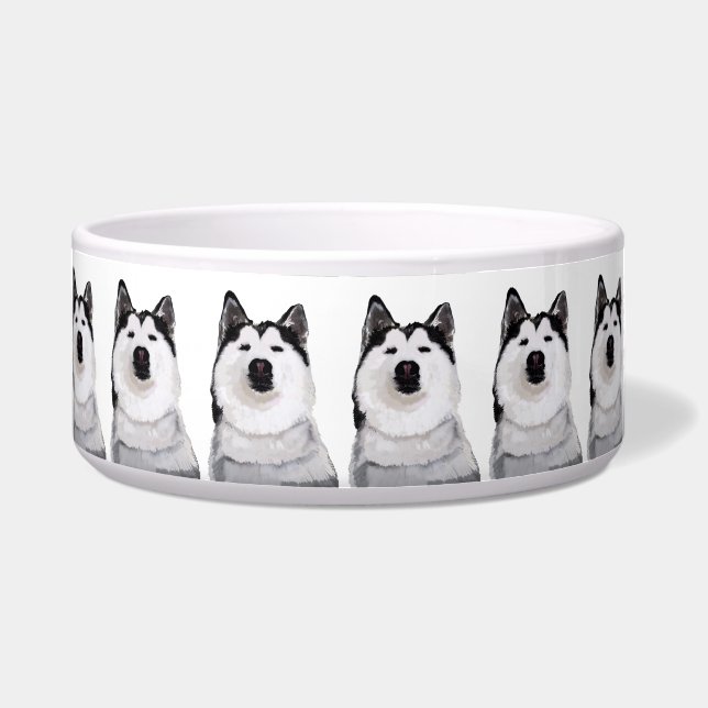 Husky Dog Bowl Napf (Vorderseite)