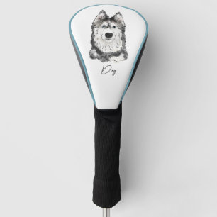 Husky Dog für Alyssa Golf Headcover