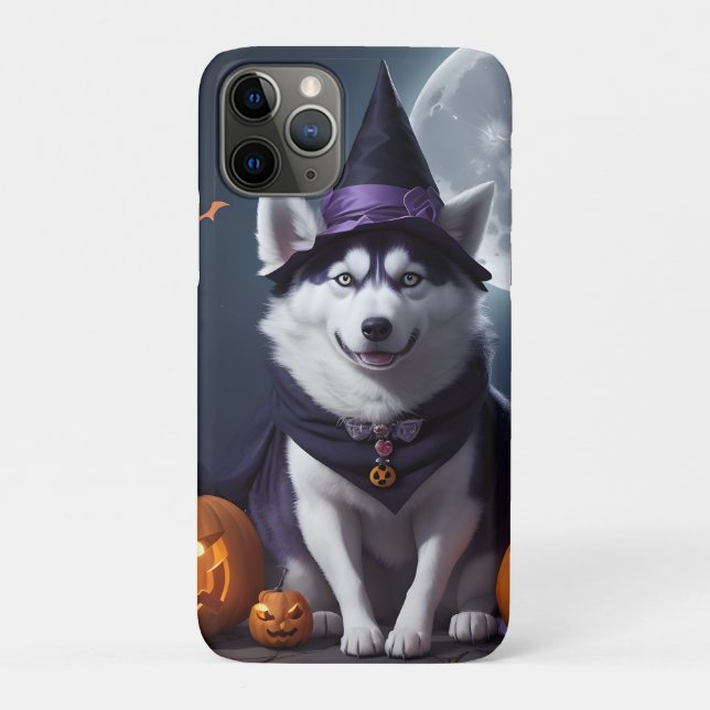 Husky Dog Halloween Adventure Moonlit Magic Spooky Case-Mate iPhone Hülle (Rückseite)