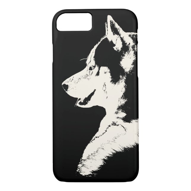 Husky Dog iPhone Fälle Husky Malamute Pup Hüllen (Rückseite)