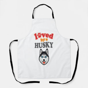 Husky Dog Lover Schürze